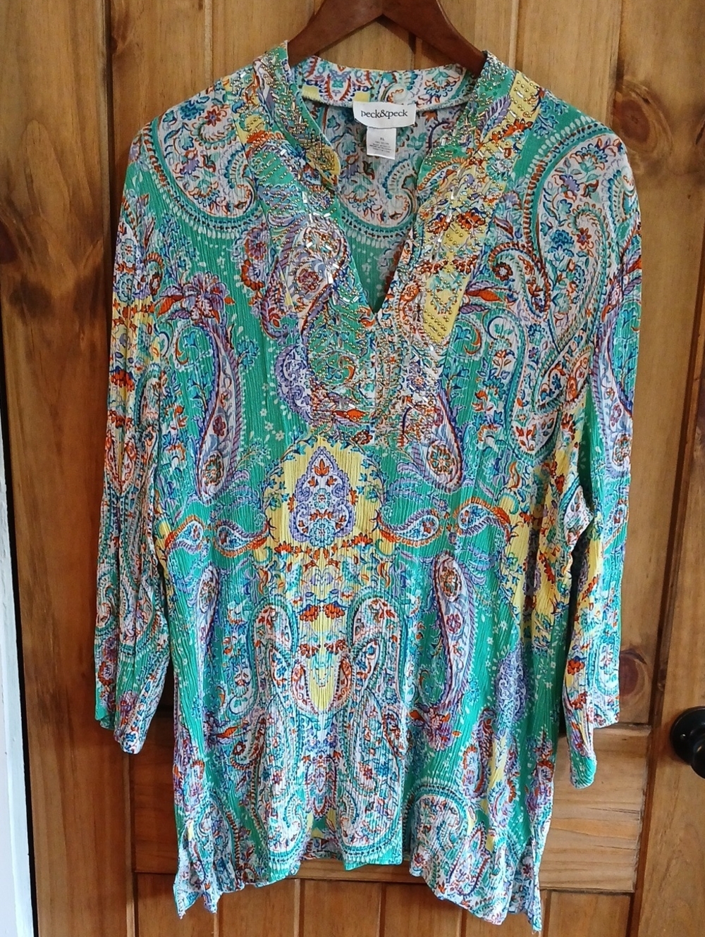 Peck & Peck Embellished Tunic - XL